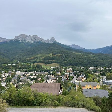 Terrasse Adroit T2 Barcelonnette - Wi-Fi Gratuit - 7 Couchages Leilighet Eksteriør bilde